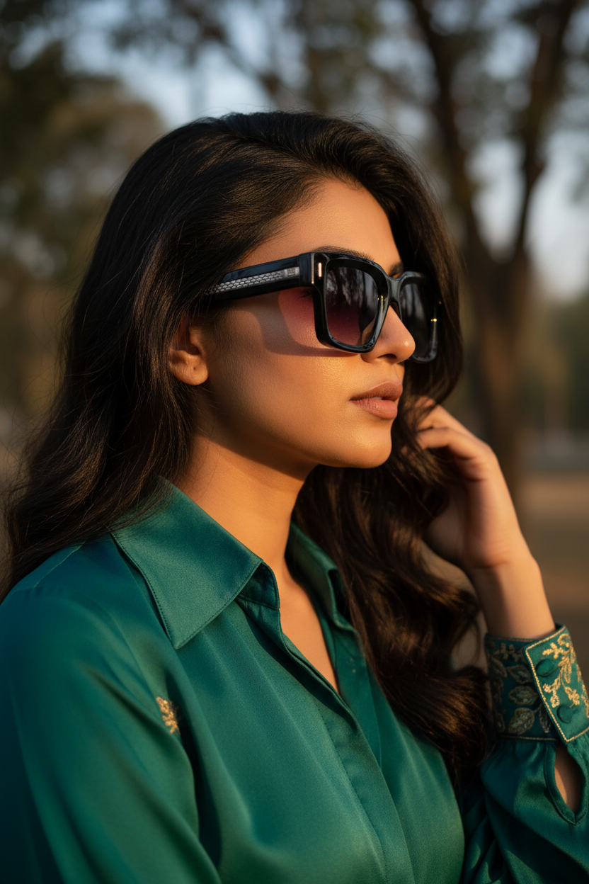 Hyperrealistic Female - Golden Hour