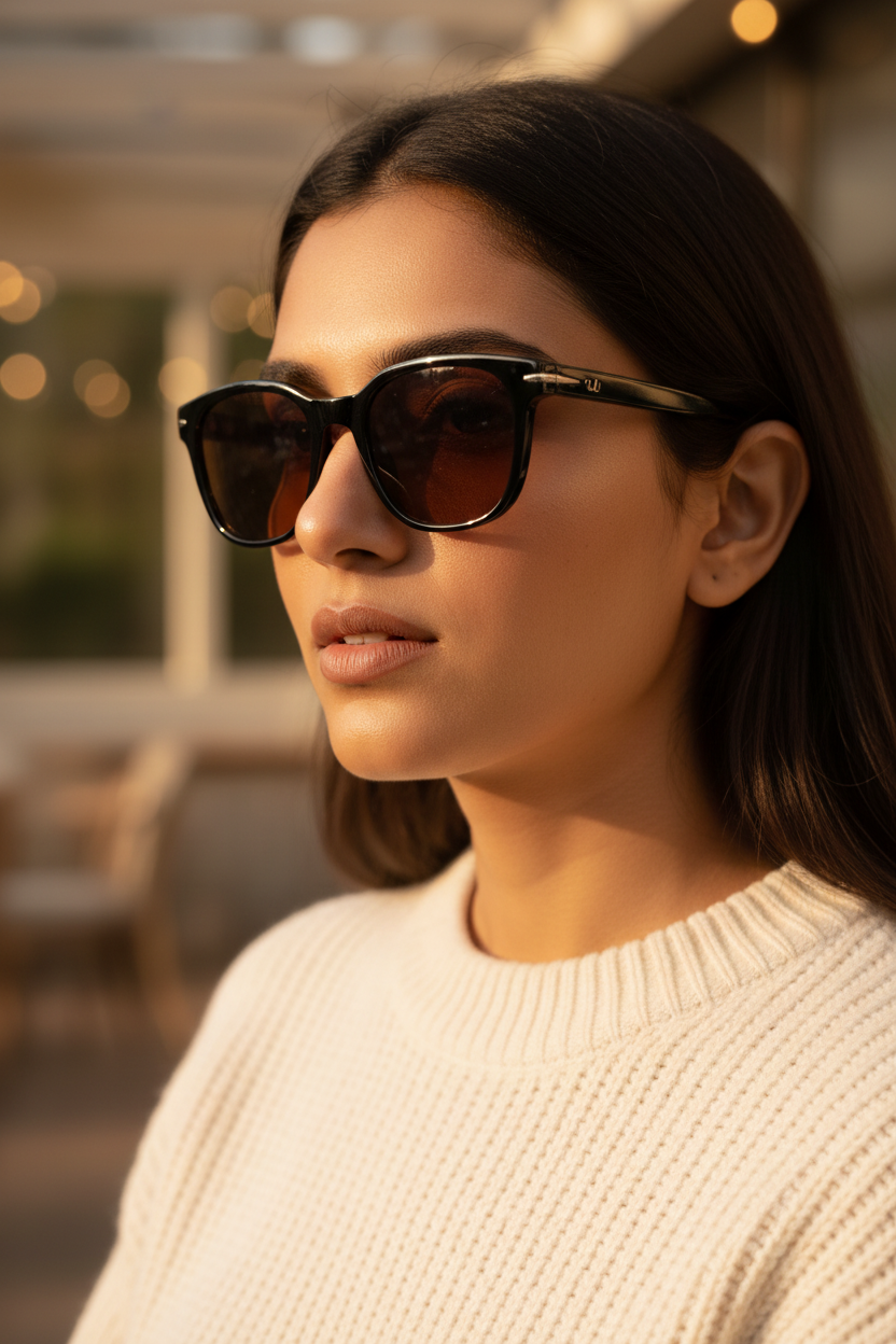 Indian Female Model - Temple Detail Café
