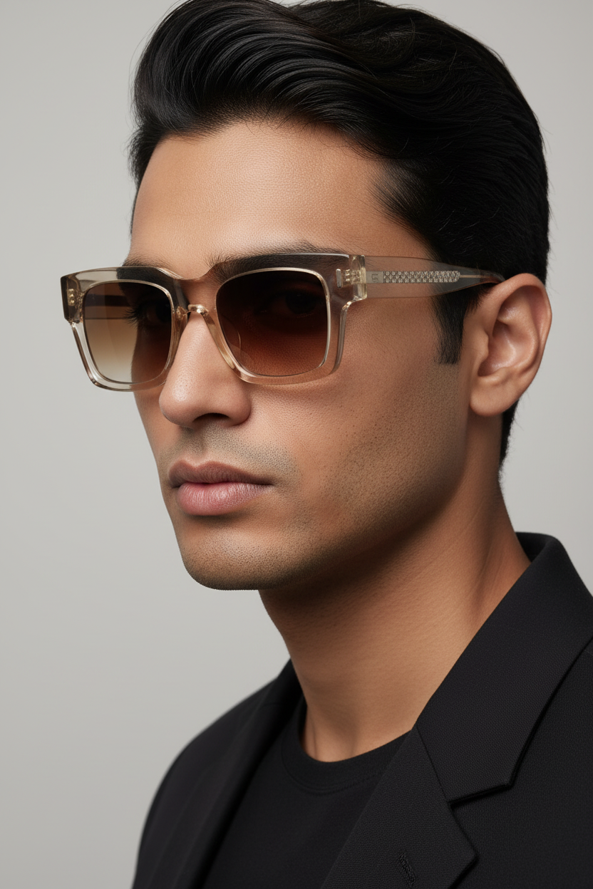 Indian male model side angle Specxy frames