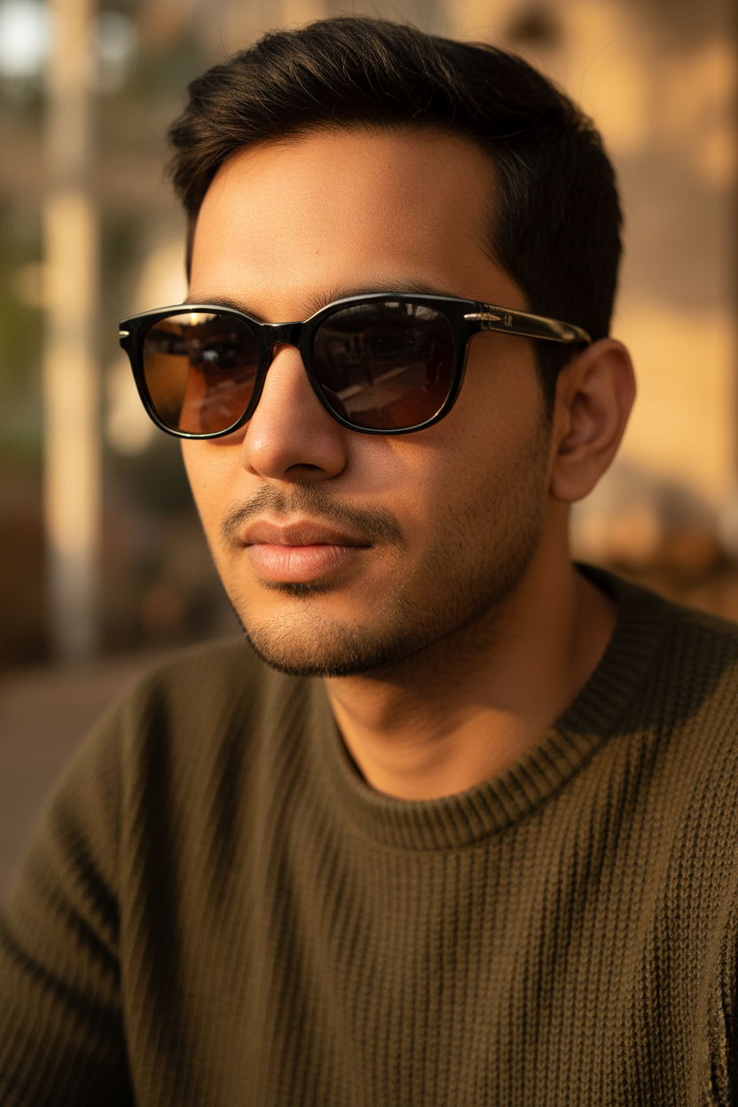Indian Male Model - Temple Detail Café